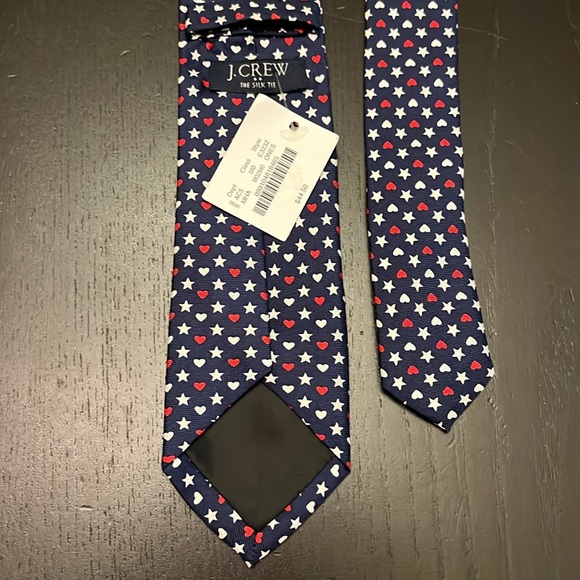 J Crew Stars and Hearts Silk Tie - Picture 3 of 7